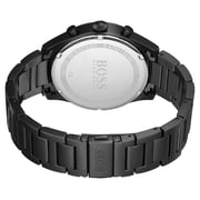 Hugo Boss 1513714 Pioneer Quartz Black Stainless Steel Watch Men