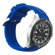 Nautica MAU Sport Quartz Blue Silicon Watch For Men NAPMAU002