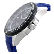 Nautica MAU Sport Quartz Blue Silicon Watch For Men NAPMAU002