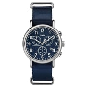 Timex TW2P71300 Weekender Quartz Blue Nylon Watch Men
