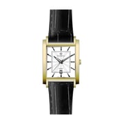 Everswiss 9739-GLW Black Leather Watch Men