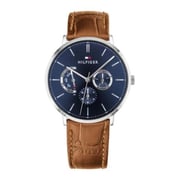 Tommy Hilfiger Dane Brown Leather Watch For Men 1710375