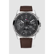 Tommy Hilfiger Decker Brown Leather Watch For Men 1791562
