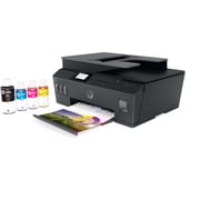 HP Smart Tank 530 Wireless All In One Printer- Print, Scan, Copy, Print up to 18000 Black or 8000 Color Pages - Gray [4SB24A]