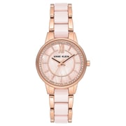 Anne Klein White Ceramic Quartz Watch Women
