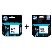 HP CH561HE 122 Ink Cartridge Black+CH562HE 122 Inkjet Cartridge Tricolor