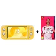 Buy Nintendo Switch Lite 32GB Yellow Middle East Version + FIFA 20