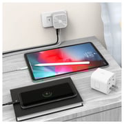 Adam Elements APAADT3SL Omnia T3 Travel Adapter Sliver/White