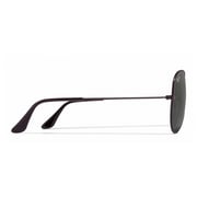 RayBan Aviator Black Metallic Unisex Sunglasses