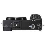 Sony Alpha A6100 APS-C Mirrorless Camera Black - ILCE6100LB + E PZ 16-50mm f/3.5-5.6 OSS Lens