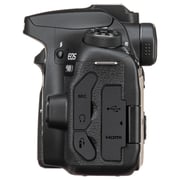 كاميرا رقمية كانون بعدسة أحادية عاكسة طراز EOS 90D سوداء+ عدسة EFS مقاس 18-135.