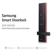 قفل باب رقمي ذكي ببصمة الإصبع من سامسونج SHP-DH538