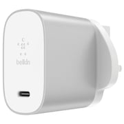 Belkin 27W Apple Fast Charger + F8J239BT04 White Type C Cable