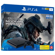 Sony PlayStation 4 Slim Console 1TB Black - Middle East Version + Call Of Duty Modern Warfare Game