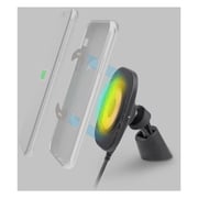 Moshi SnapTo Magnetic Car Mount With Wireless Charging Black