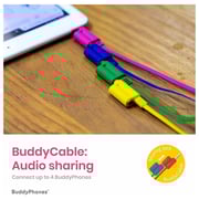 Buddyphones Explore Foldable On Ear Headset With Mic Pink