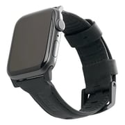 UAG Leather Strap Black For Apple Watch 44/42mm