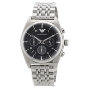 Emporio Armani Chronograph Silver Metal Watch Men AR0373