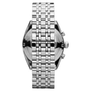 Emporio Armani Chronograph Silver Metal Watch Men AR0373