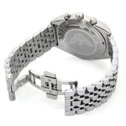 Emporio Armani Chronograph Silver Metal Watch Men AR0373
