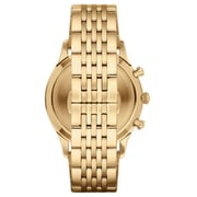 Emporio Armani Chronograph Gold Metal Watch Men AR1893