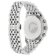 Emporio Armani Chronograph Silver Metal Watch Men AR5988