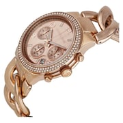 Michael Kors Runway Rose Gold Metal Watch Women MK3247
