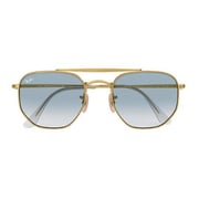 Rayban RB3648 001/3F Gold Metal Sunglasses Unisex