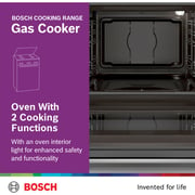 Bosch 4 Gas Burners Freestanding Cooker HGA120B51M