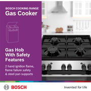 Bosch 4 Gas Burners Freestanding Cooker HGA120B51M