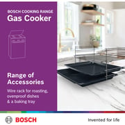 Bosch 4 Gas Burners Freestanding Cooker HGA120B51M