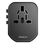 Rock 5V/3A Dual USB Universal Adaptor Black