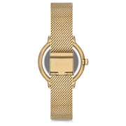 Omax Dome Series Gold Mesh Analog Watch For Women DCD004G11I