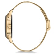 Omax Vintage Collection Gold Mesh Analog Watch For Unisex VC07G11A