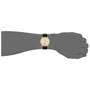 Omax Classic Series Brown Leather Analog Watch For Men JD01G15I