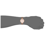 Omax Glamour Series Rose Gold Mesh Analog Watch For Women GMA01R88O