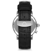 Omax Masterpiece Collection Black Leather Analog Watch For Men MG32P62I