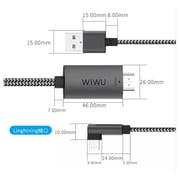 WIWU Lightning To HDMI Cable For iPhone Black