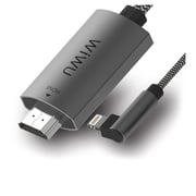 WIWU Lightning To HDMI Cable For iPhone Black