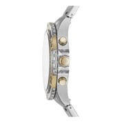 Fossil Garrett Silver/Gold Metal Analog Men Watch FS5622