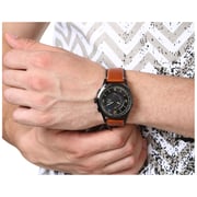 Fossil Fossil Hybrid Smartwatch Q Activist Brown Leather For Men