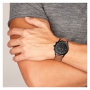 Fossil Fossil Hybrid Smartwatch Q Activist Brown Leather For Men