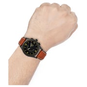 Fossil Fossil Hybrid Smartwatch Q Activist Brown Leather For Men