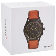 Fossil Fossil Hybrid Smartwatch Q Activist Brown Leather For Men