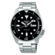 Seiko 5 Sports Silver Metal Analog Watch For Men SRPD55K1