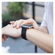 Dux Ducis Luxury Leather Band + Watch Case Black For Apple Watch 42/44mm