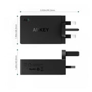 Aukey 3-Port Wall Charger + Micro Type Cable Black