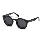 Diesel Round Black Acetate Men Sunglasses DL025101A49