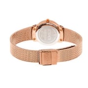 Ecstacy Rose Gold Stainless Steel Analog Watch For Women E7511-RBKD