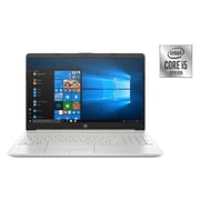 HP (2019) Laptop - 10th Gen / Intel Core i5-10210U / 15.6inch FHD / 512GB SSD / 8GB RAM / 2GB NVIDIA GeForce MX130 Graphics / Windows 10 / English & Arabic Keyboard / Natural Silver / Middle East Version - [15-DW1011NE]